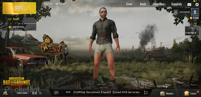 The Mobile game provides the same gameplay elements as the PC and Xbox game, but uses on-screen controls. These can be customised for a number of different layouts and elements to suit the size of your device or preferences. You can also change the controls for driving vehicles in the game, of which there are a number of options. POCKET-LINT pubg image 3 The gameplay is surprisingly good and smooth, although there's an advantage for those with bigger displays and more powerful phones. There are three graphics settings you can use and the game will automatically select one. It's advisable to close down everything else, turn up the brightness and volume for the best experience.