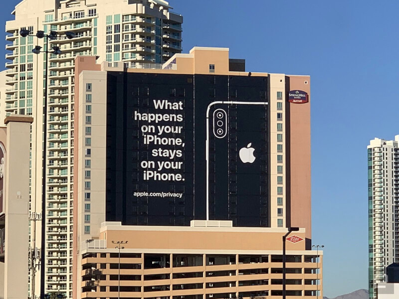 Apple Banner at CES 2019