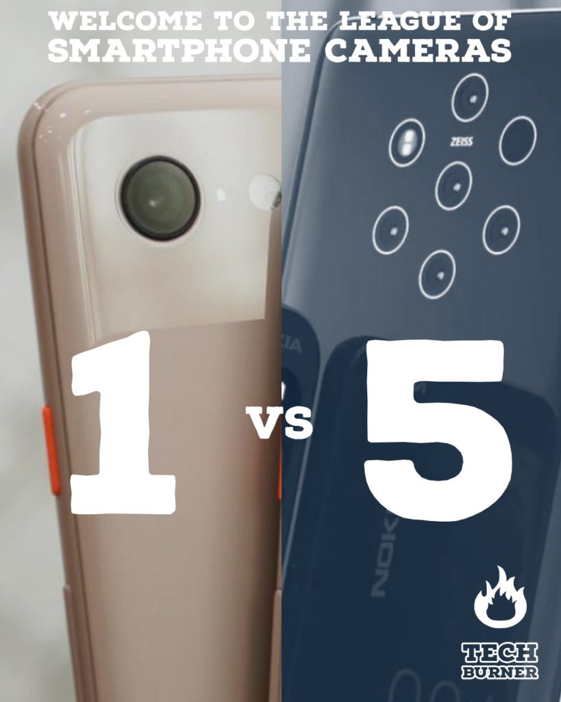 Nokia 9 PureView vs Pixel 3XL