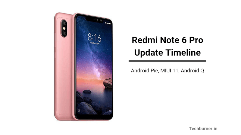 Redmi Note 6 Pro Pie Update