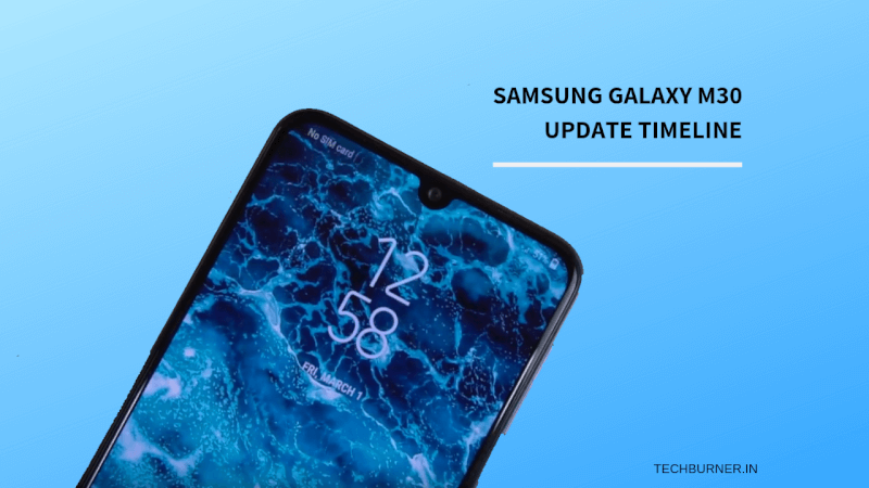 Samsung galaxy m30 updates