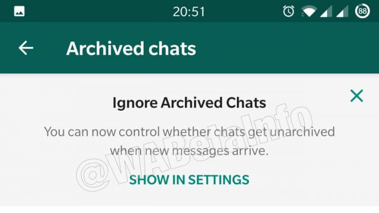 Whatsapp Hide Chat