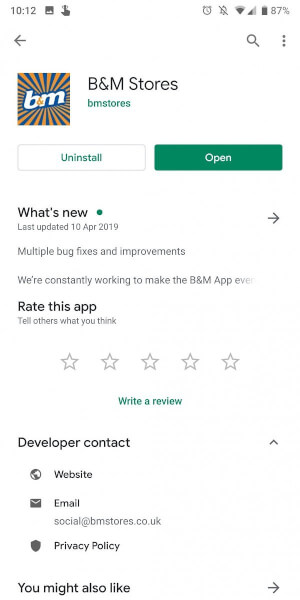 Play Store Material Theme Redesign