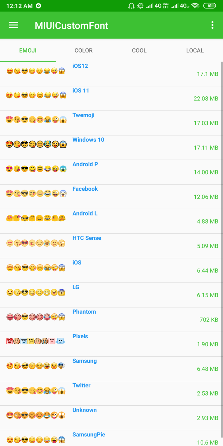 Как установить emoji в miui custom font приложении