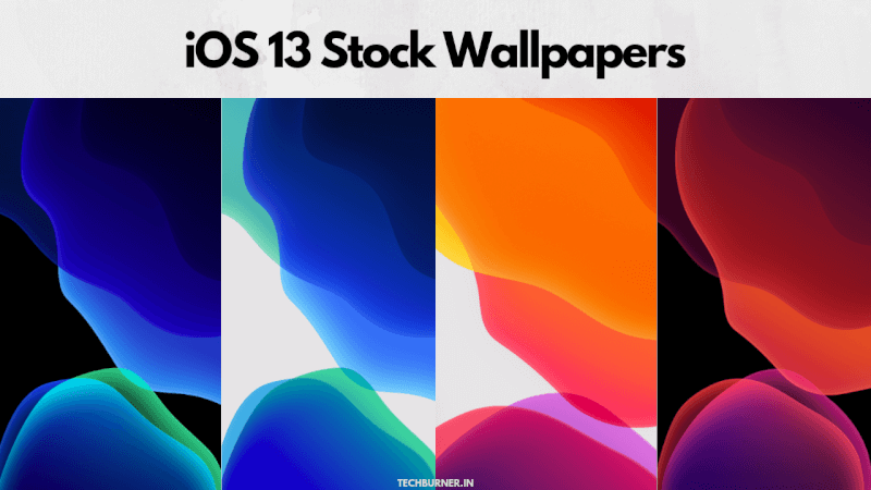 Download iOS 13 Stock Wallpapers