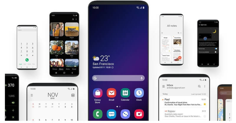 android q for samsung,oneui 2.1, samsung os, samsung update, android q Samsung, samsung galaxy s11 one ui