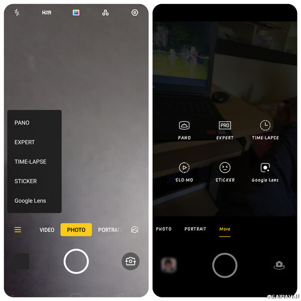 Oppo Camera UI ColorOS 6.7