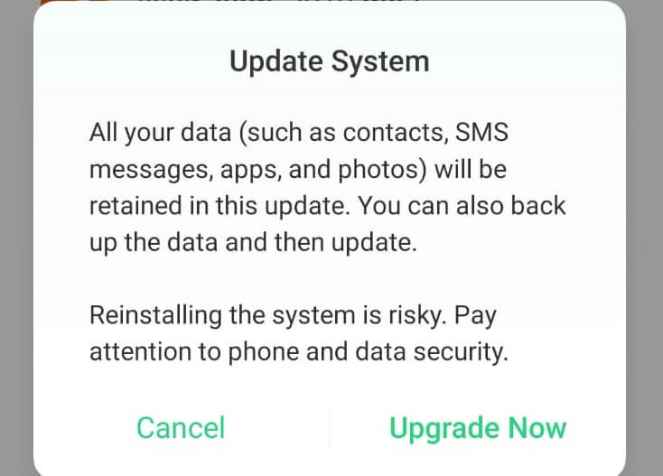 Realme X50 RealmeUI update