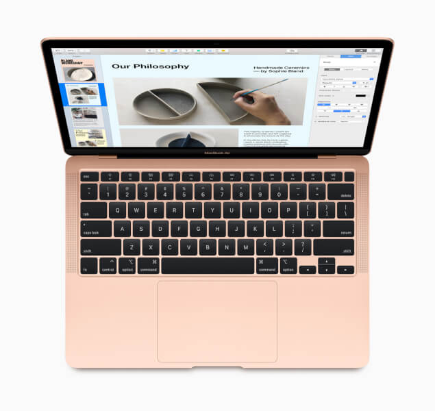 Apple MacBook Air 2020 keyboard