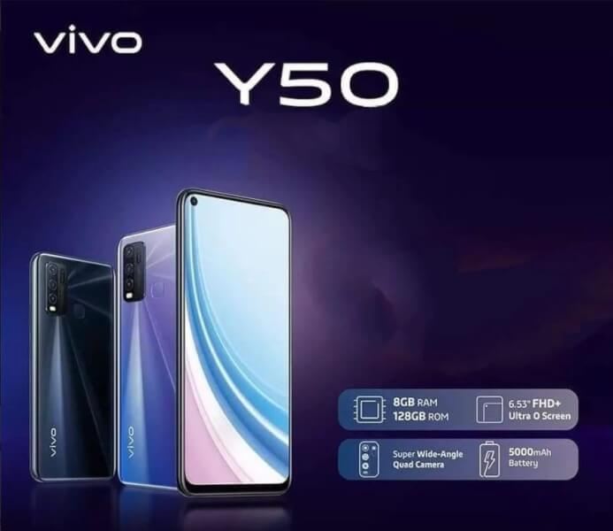 vivo y50 specs