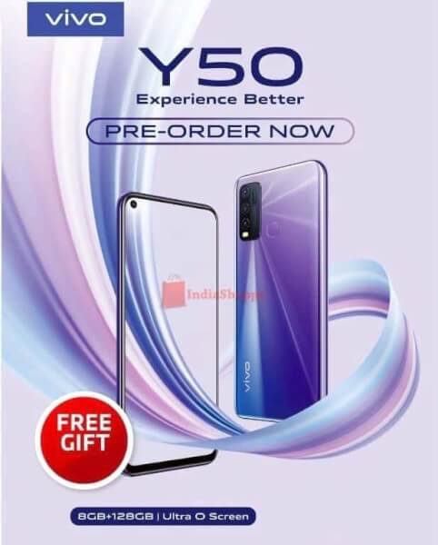 vivo y50 price in India