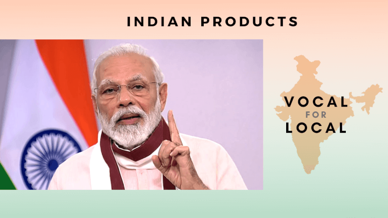 VOCAL FOR LOCAL: LIST OF INDIAN PRODUCTS VS FOREIGN PRODUCTS