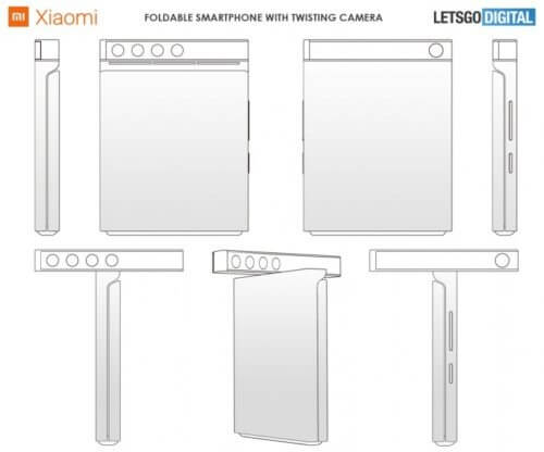 new Xiaomi patent, Xiaomi patent foldable phone, Xiaomi patent for foldable phones, Xiaomi patent flexible screen foldable phone, Xiaomi new patent
