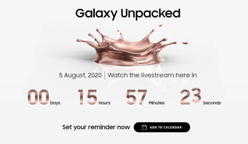 Samsung Unpacked, Watch Samsung Unpacked