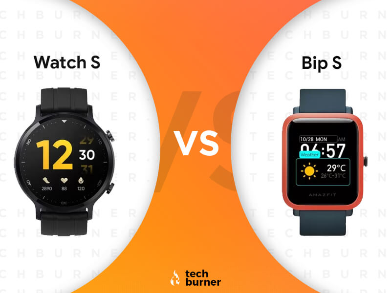 Realme Watch S vs Amazfit Bip S, Realme Watch S vs Amazfit Bip S specs, Realme Watch S vs Amazfit Bip S features, Realme Watch S vs Amazfit Bip S price, Realme Watch S launched