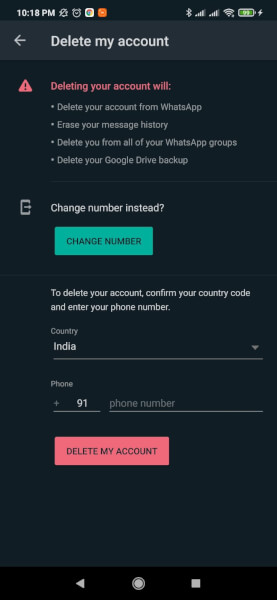 how to delete whatsapp account, delete whatsapp account on android, delete whatsapp account on ios, delete whatsapp account on kaios, delete whatsapp account