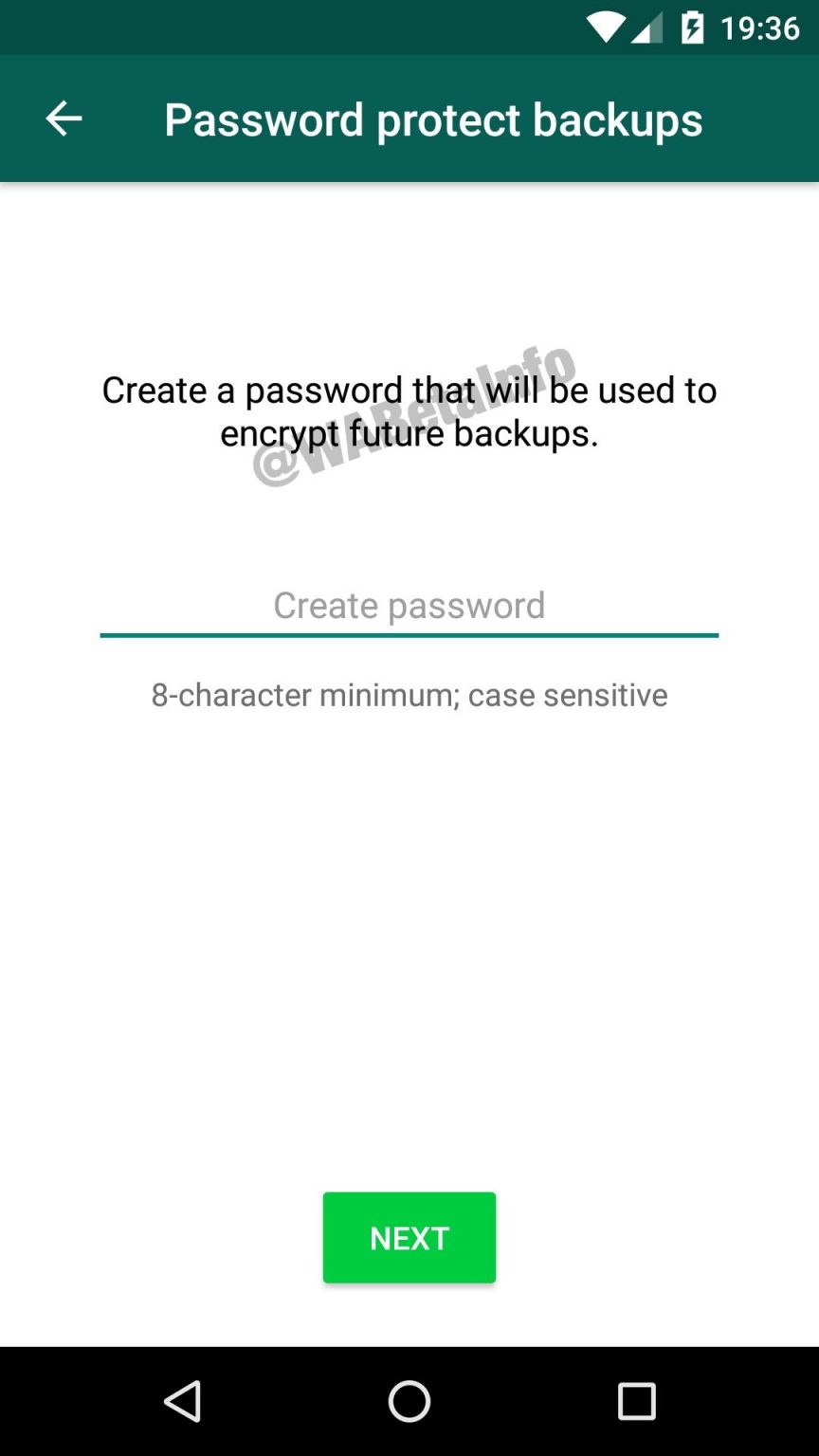 WhatsApp is Working on Password Protected Encrypted Chats Backup ...