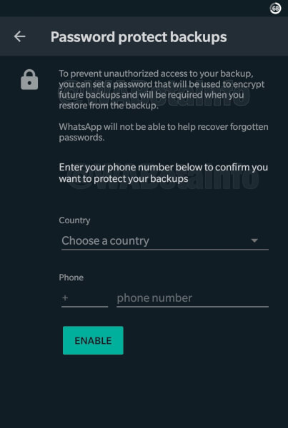 whatsapp password protected encrypted, password protected encrypted chats backup, whatsapp encrypted chat backup, whatsapp password backup, whatsapp protected chat backup