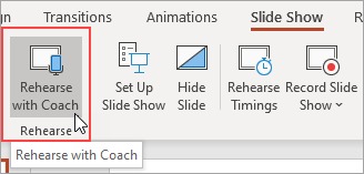 Microsoft PowerPoint New Feature, Microsoft PowerPoint New Tool, Microsoft PowerPoint New Presenter Coach
