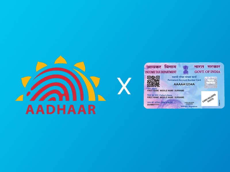 link aadhar card with pan card, how to link aadhar with pan card, pan card link with aadhar card, pan card link, aadhar card link