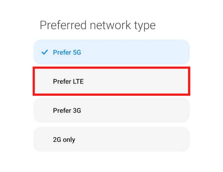 how to turn off 5g on new smartphone