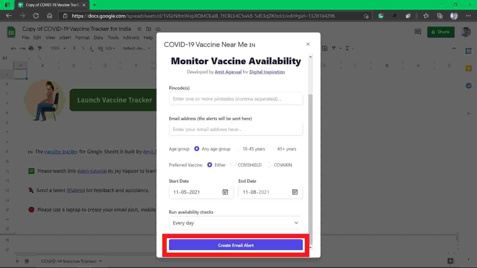 schedule appointment for covid vaccine in india