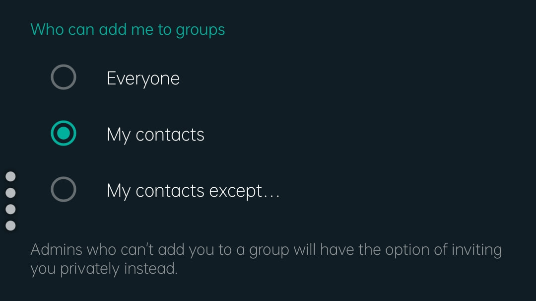 adding users to whatsapp group, stop unknown users from adding you to unwanted groups, how to stop unknown users from adding you to unwanted groups, how to get rid of unknown users adding you to the random group, adding users to whatsapp group, stop whatsapp group random add