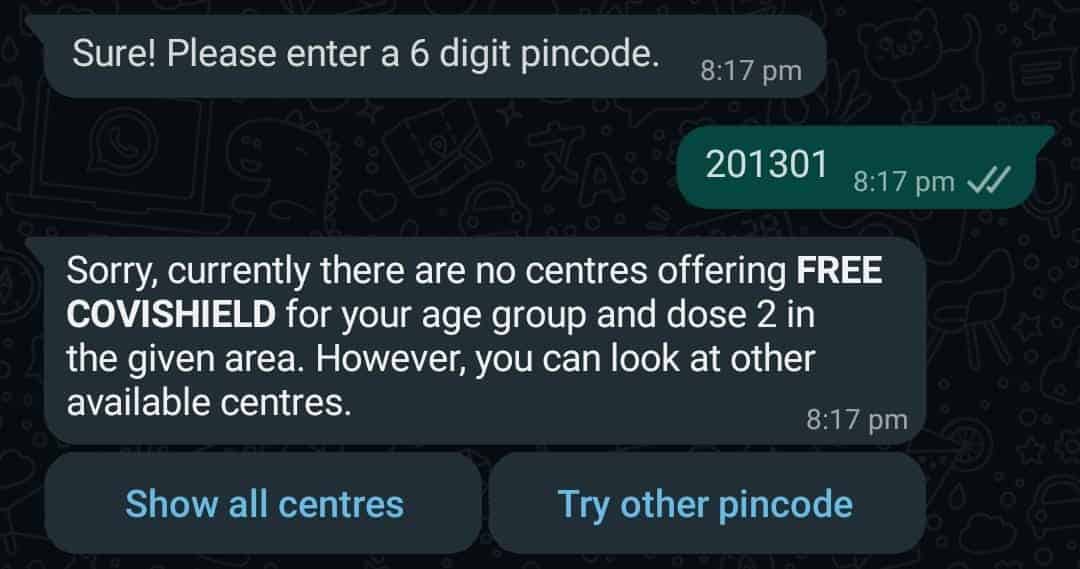 how to book covid 19 vaccine appointment on whatsapp, book covid 19 vaccine appointment from whatsapp, book vaccine appointment, how to book covid vaccine appointment, covid 19, covishield, how to book covid vaccination appointment from whatsapp, whatsapp vaccination appointment