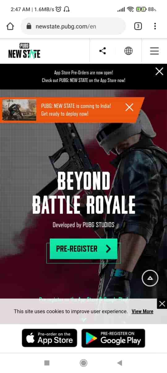 how to pre register for pubg new state, pubg new state, how to register pubg new state, how to pre order for pubg new state, how to pre register pubg new state in india, how to download pubg new state in india, how to play pubg new state in india 