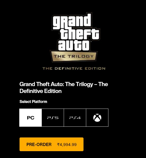 Gta trilogy the definitive edition 