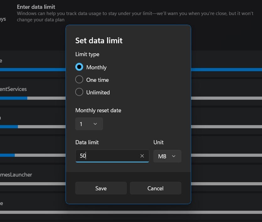 how to track your internet usage on Windows 11, track internet usage on Windows 11, how to set data limit on Windows 11, windows 11, windows 11 features, windows 11 data usage feature