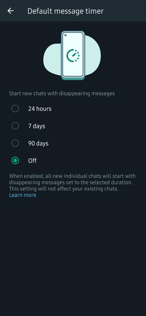 how to set timer for disappearing messages in whatsapp, disappearing messages, timer for disappearing messages, whatsapp, set timer for disappearing messages in whatsapp