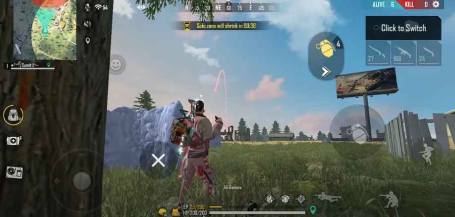 campers in Free Fire, rushing at camper in free fire, free fire rush, free fire rush tips, free fire camp, free fire camping tips, free fire camping