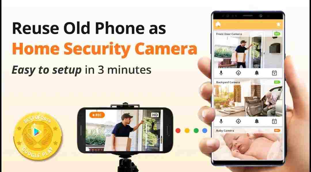 How to use smartphone as security camera