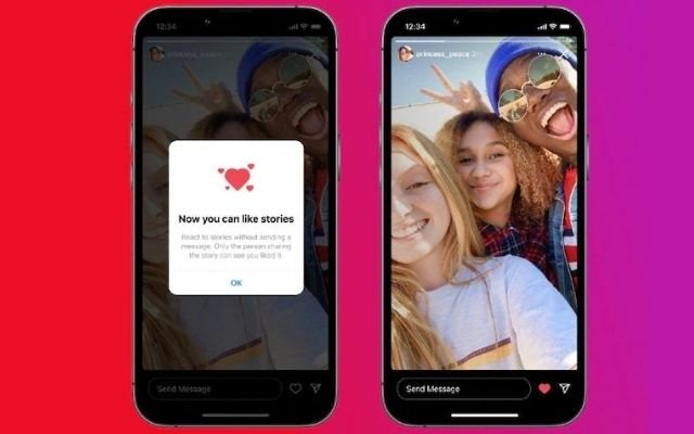 Instagram Private Story Likes , instagram story reactions, instagram story like feature, instagram story likes, instagram story reactions update, can you like a story on instagram, how to react to instagram stories without sending a dm, like story without message