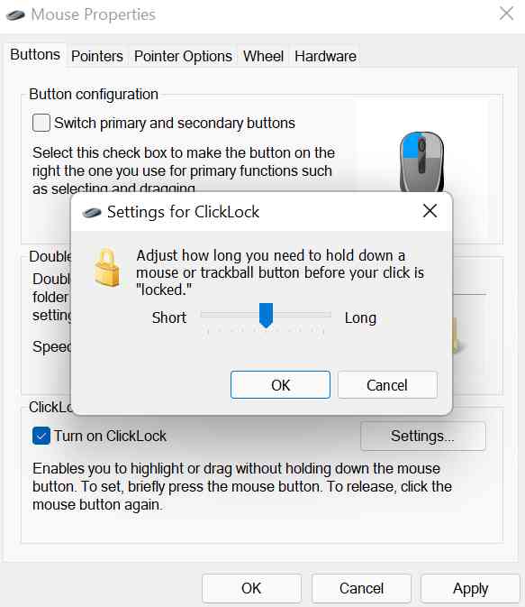 best step by step guide for enabling and disabling mouse clicklock