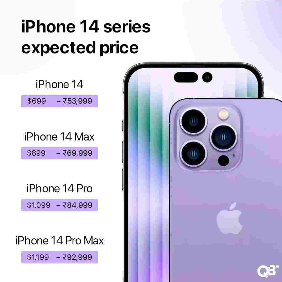 iPhone 14 Max price and specs leaked